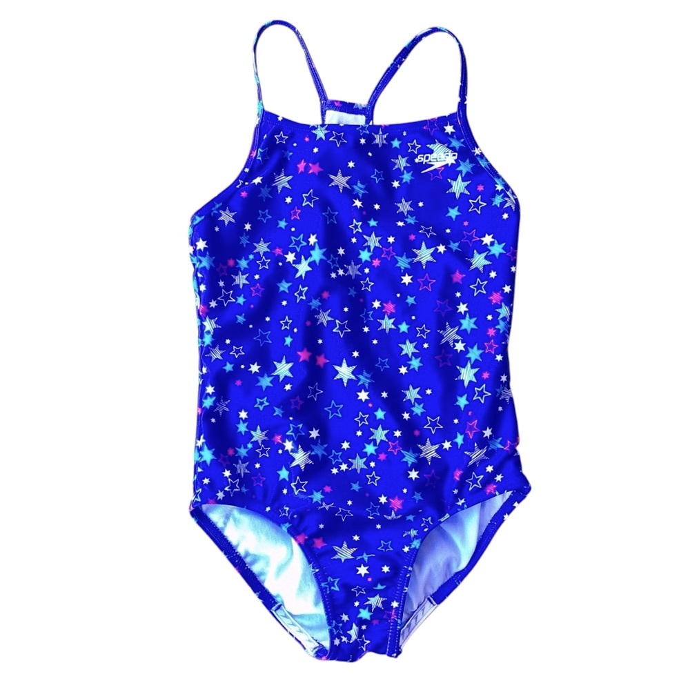 Speedo One Piece Swimsuit 10 Star Pattern